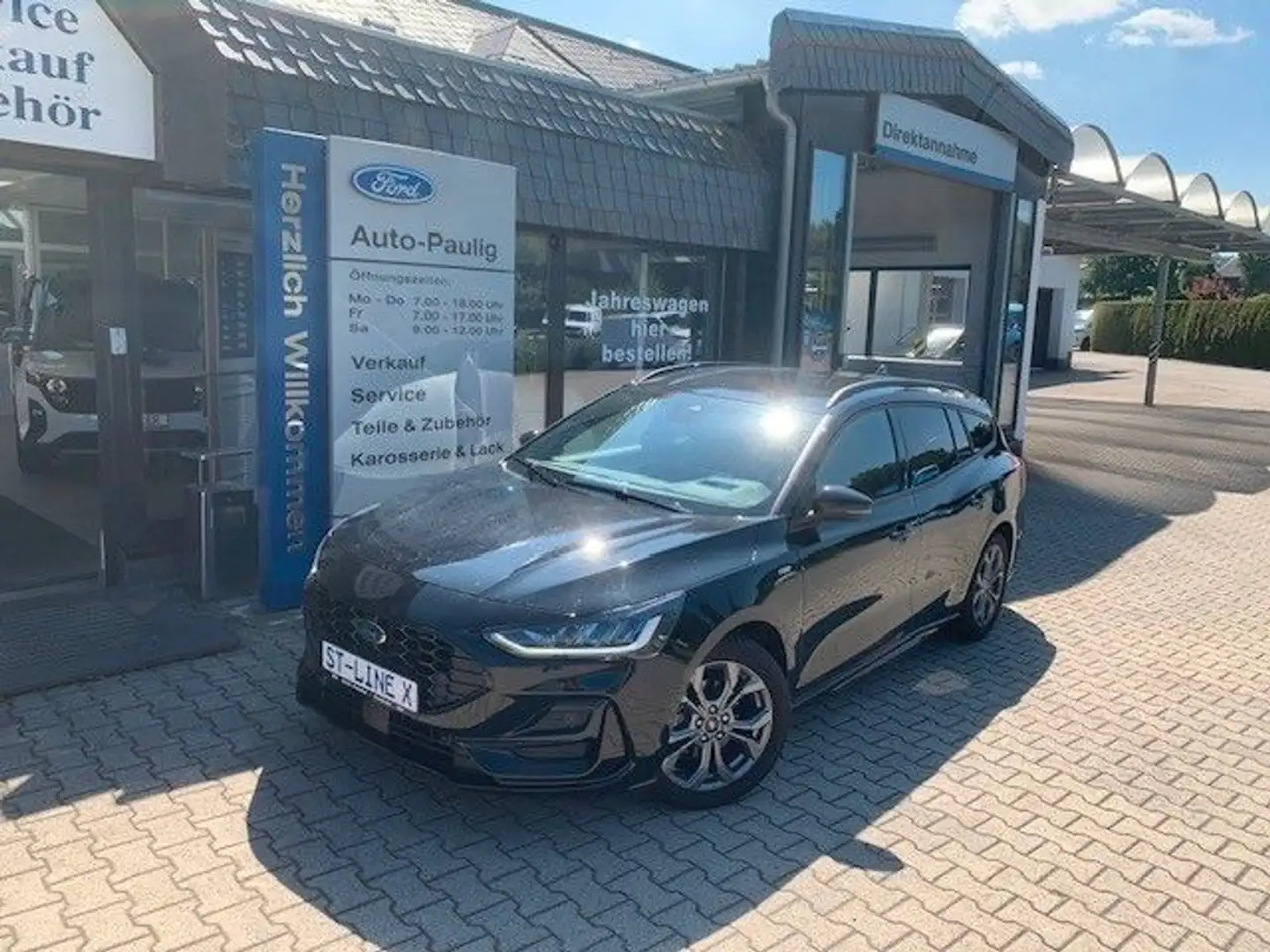 Ford Focus ST-Line X  AHZV el. schwenkbar ACC Noir - 1