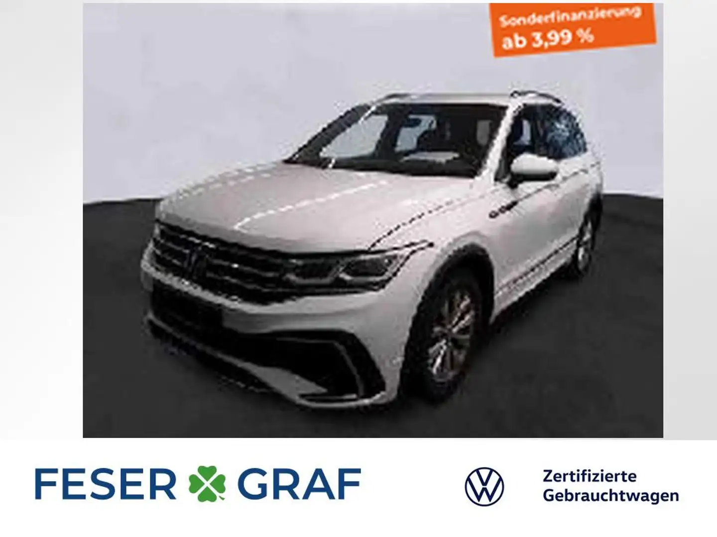 Volkswagen Tiguan R-Line 1.5 TSI DSG Navi AHK Pano Kamera LED Weiß - 1