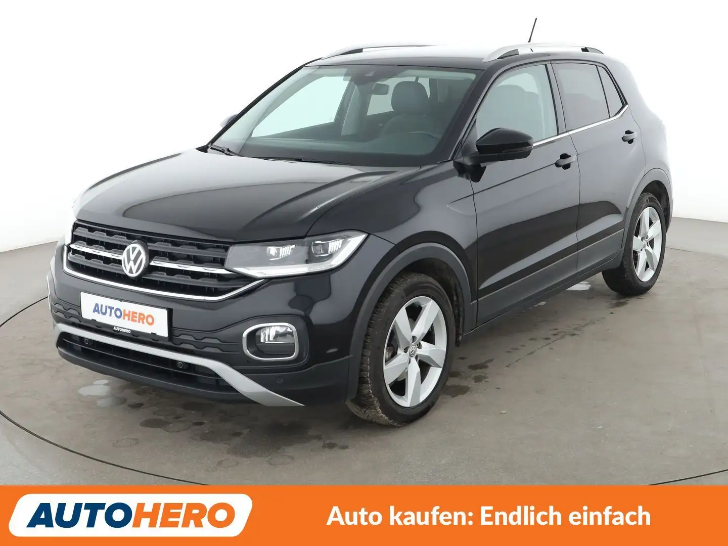 Volkswagen T-Cross 1.0 TSI Style Aut.*NAVI*LED*ACC*PDC*SHZ*KLIMA* Schwarz - 1