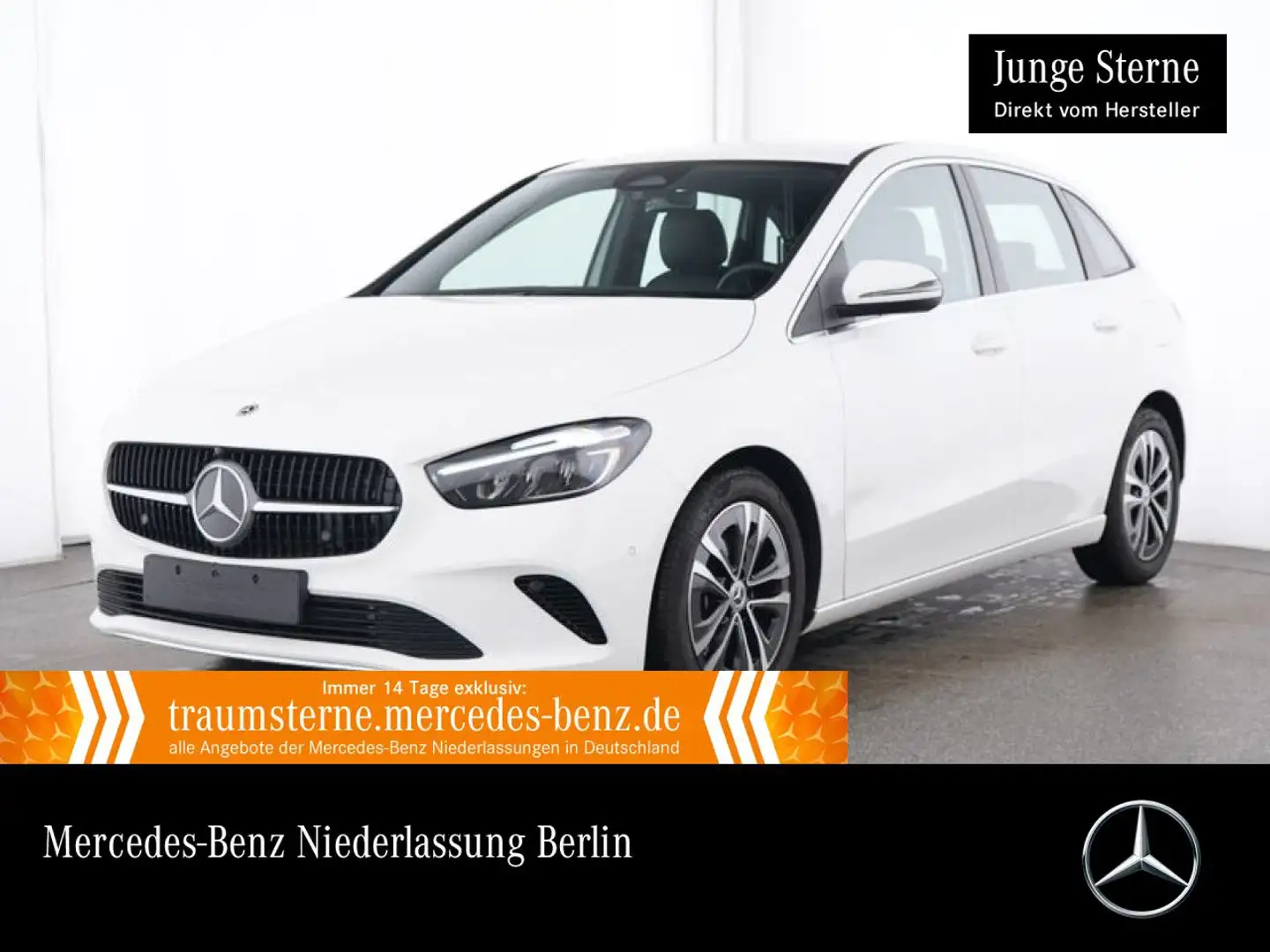 Mercedes-Benz B 200 d PROGRESSIVE+AHK+LED+KAMERA+TOTW+8G Weiß - 1