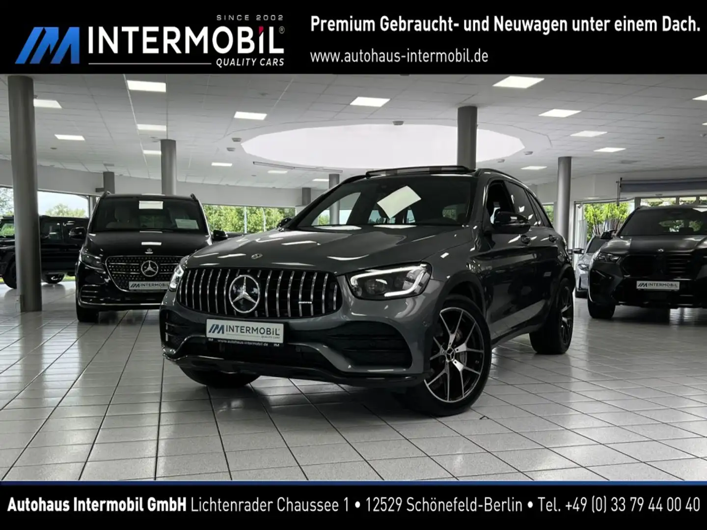 Mercedes-Benz GLC 43 AMG 4M*9G*PANO*BURM*MEMO*MBUX*DISTR*360° Gri - 1