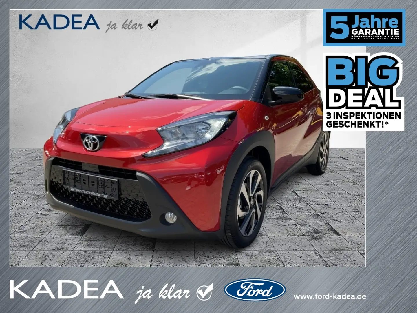 Toyota Aygo 1.0 Teamplayer +FLA SpurH KAM ACC Negro - 1