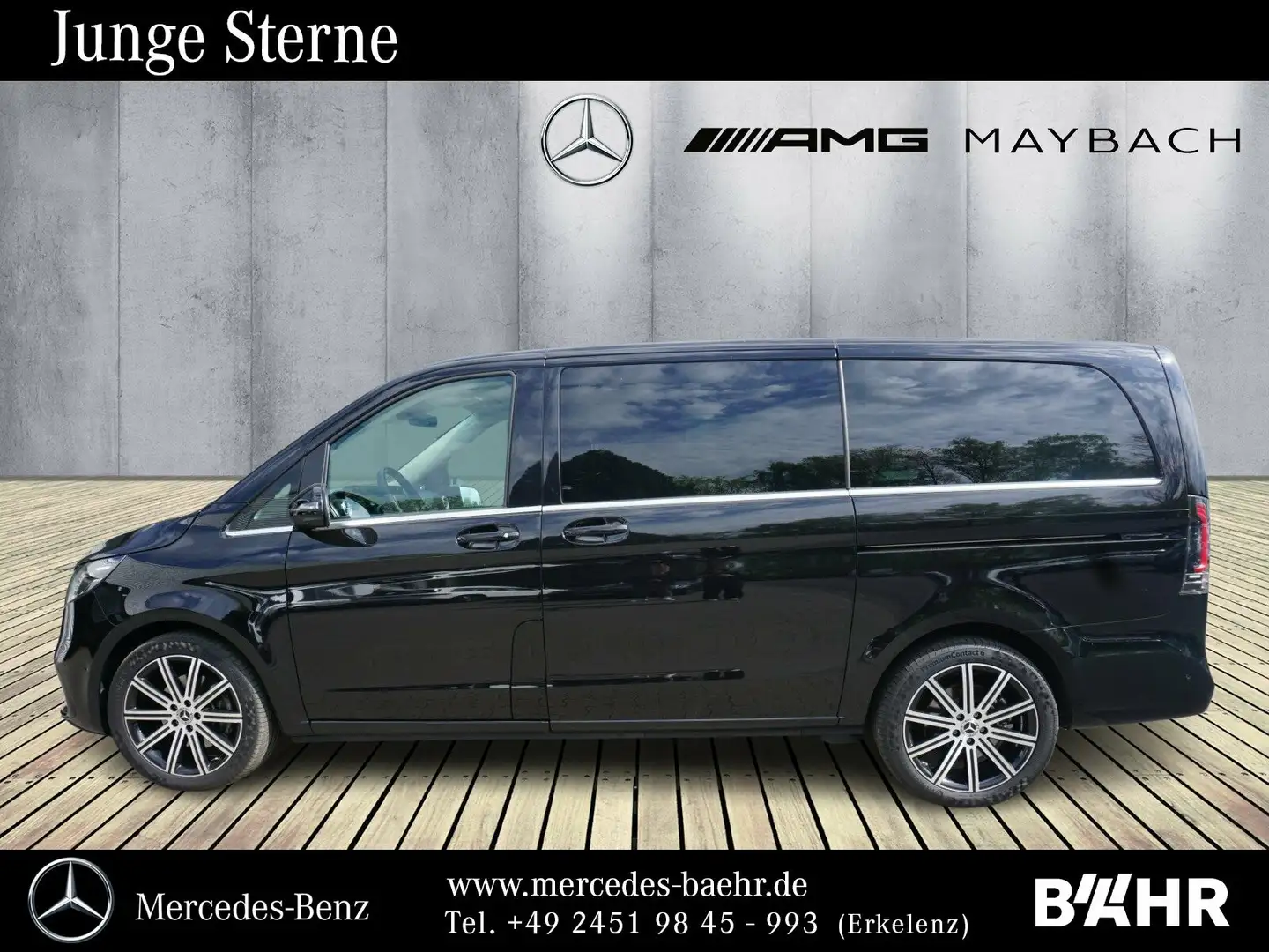 Mercedes-Benz V 300 V 300 d Lang Avantgarde/MBUX-Navi/Distronic/360° Schwarz - 2