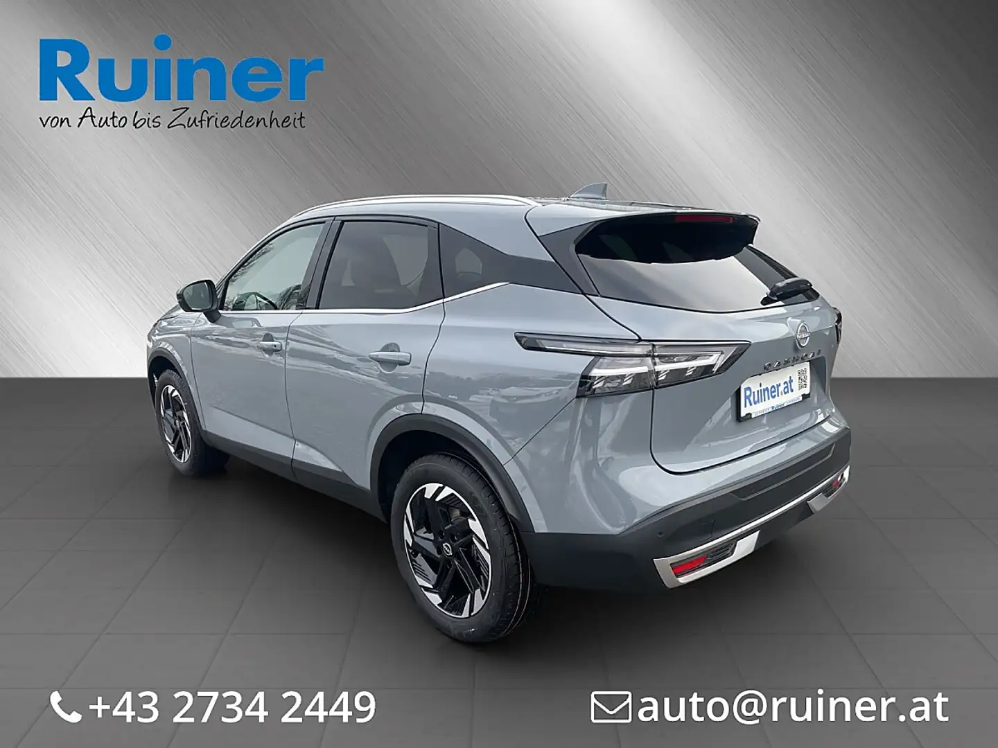 Nissan Qashqai 1,3 DIG-T MHEV N-Connecta Plus Grau - 2