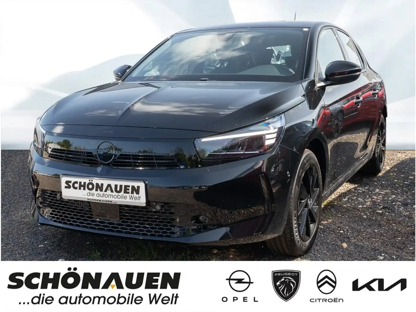 Opel Corsa GS, 1.2 Direct Injection LED Apple CarPlay Android Zwart - 1