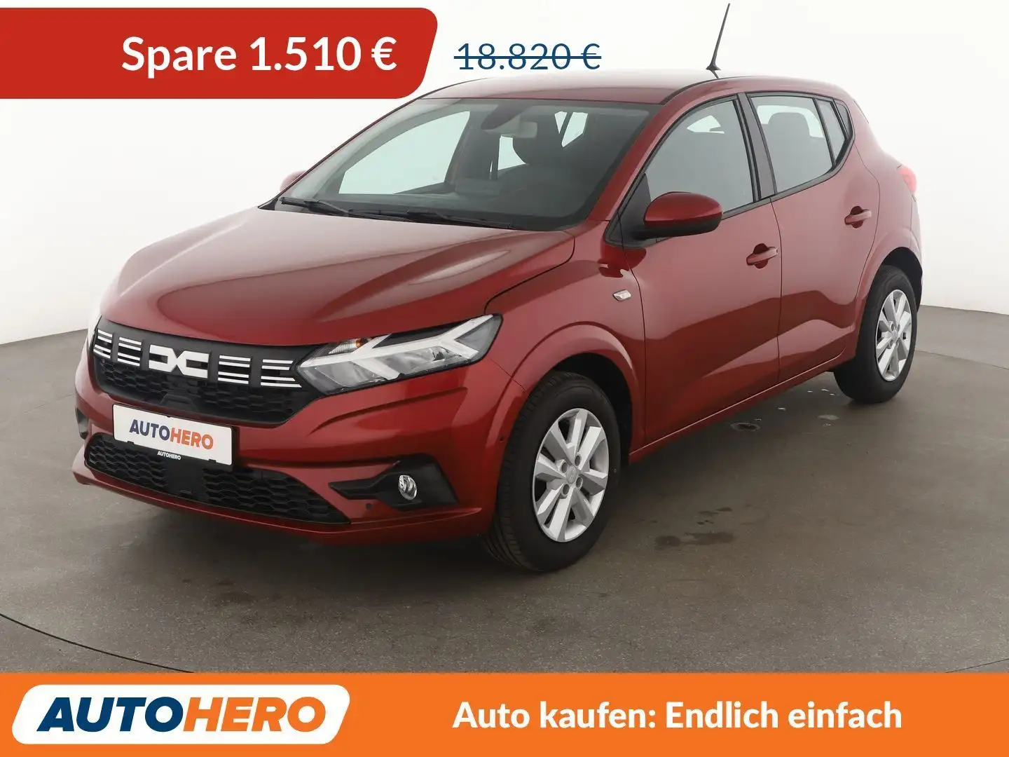Dacia Sandero 1.0 TCe Expression Aut.*TEMPO*CAM*PDC*SHZ* Rot - 1