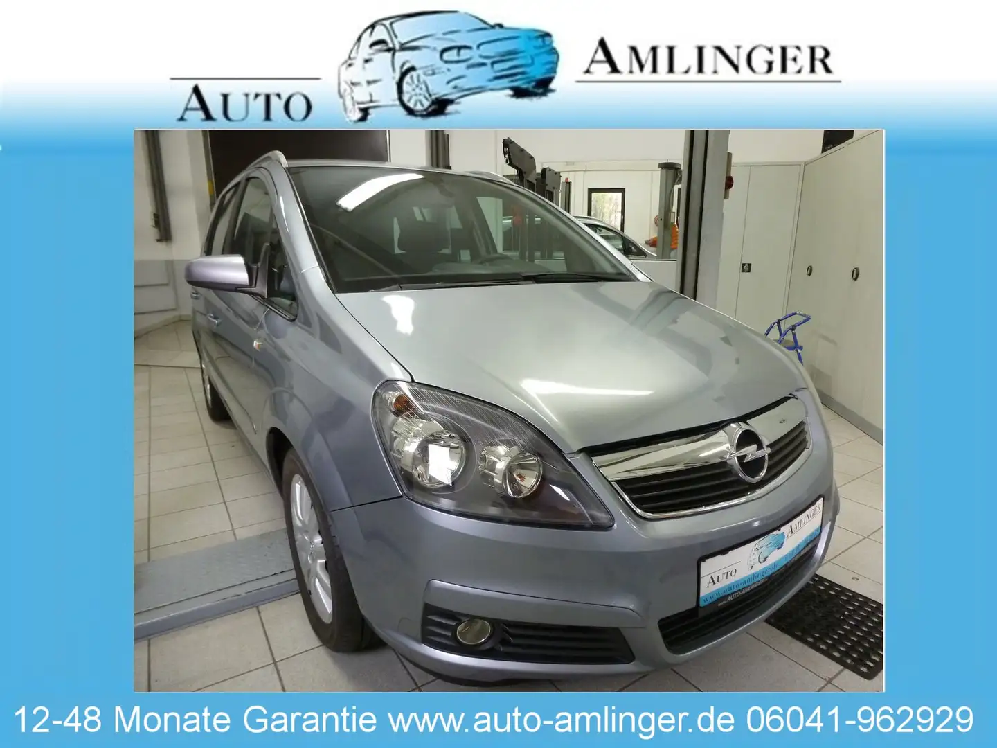 Opel Zafira Edition 2.Hand Scheckheft 24 Mo Garantie Silber - 1
