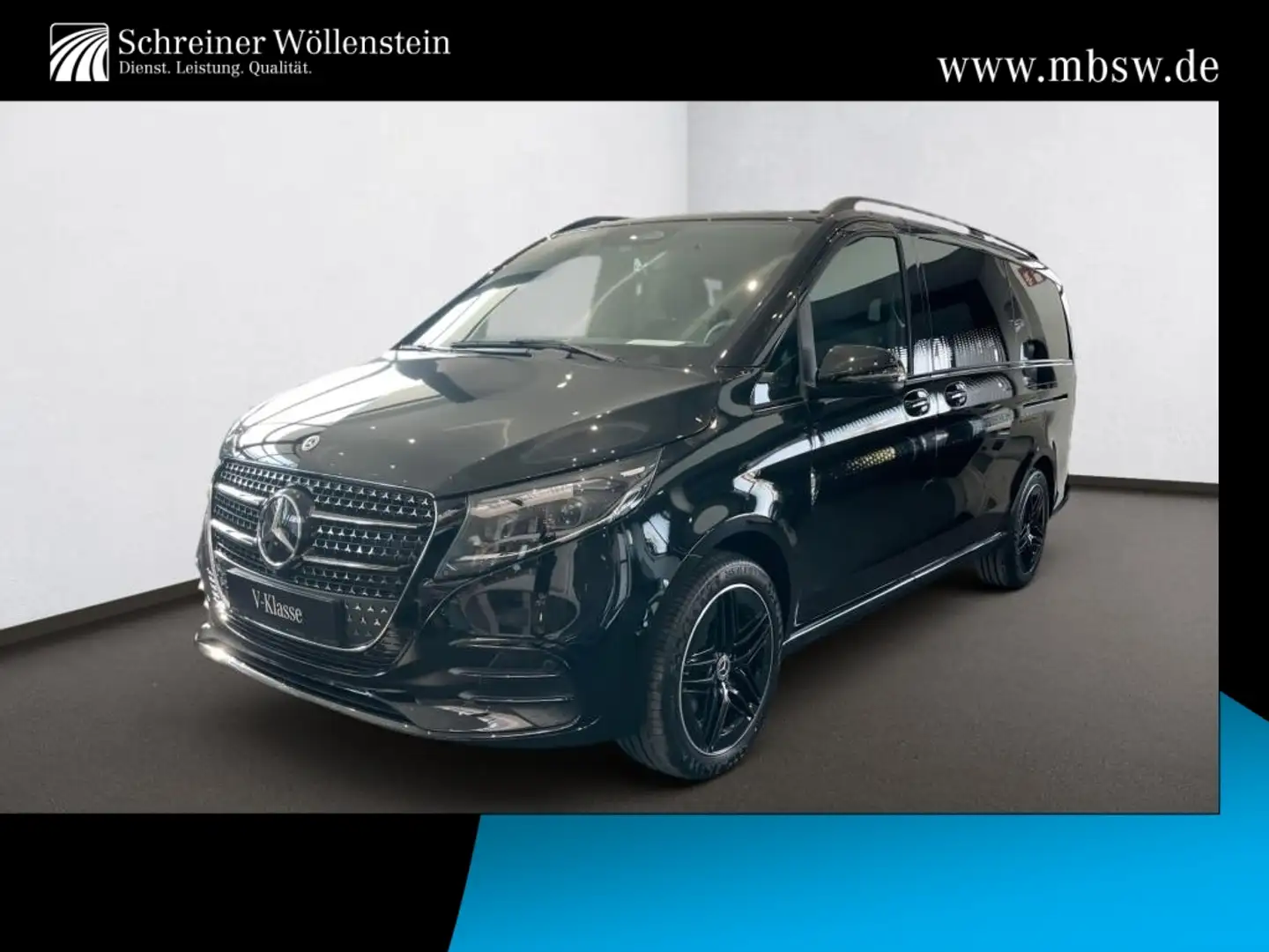 Mercedes-Benz V 300 d long 4M Allrad Schwarz - 1