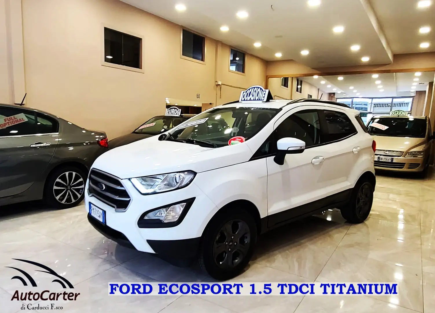 Ford EcoSport 1.5 tdci 100CV Titanium**PARI AL NUOVO** Blanc - 1