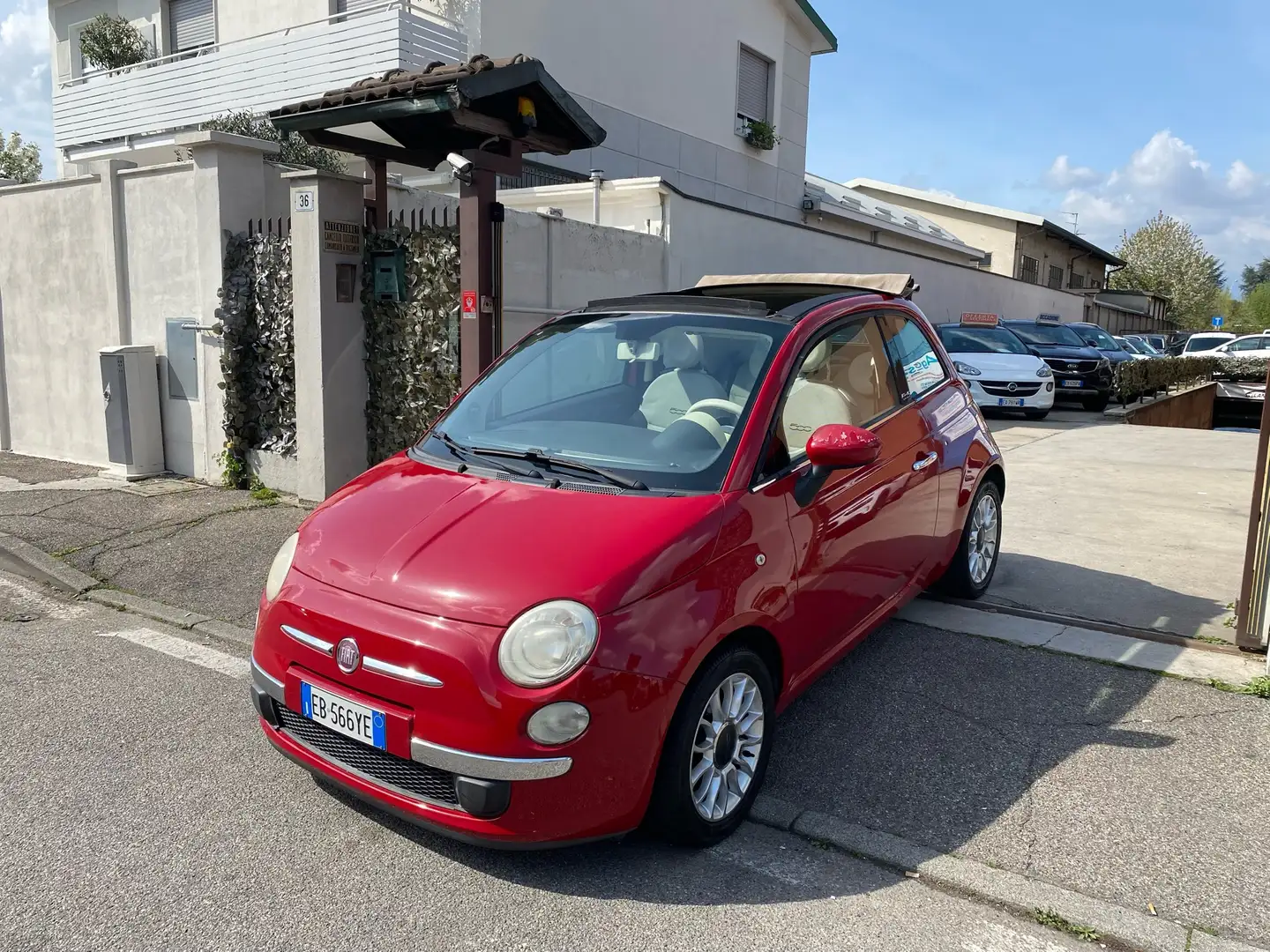 Fiat 500C *CABRIO*NEOPATENTATI* Piros - 2