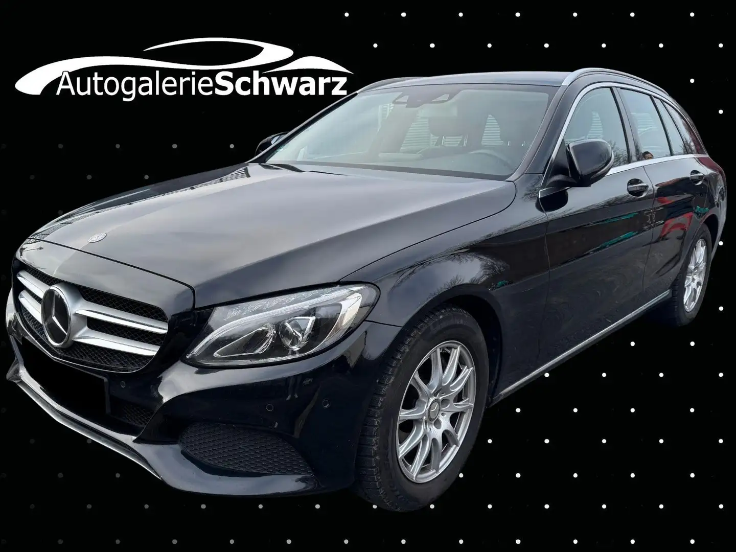 Mercedes-Benz C 250 d T 9G Avantgarde LED DIST+TOTW COMND LEDER Noir - 1