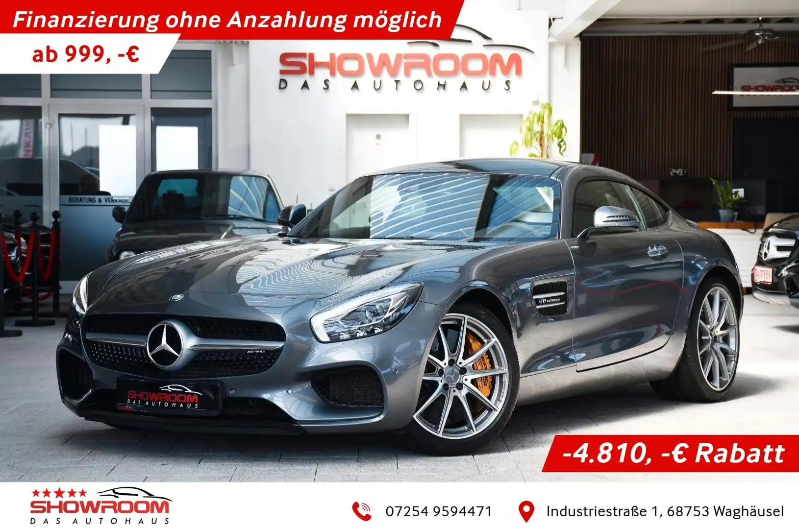 Mercedes-Benz AMG GT Coupe Keramik Schale Performance DE-Fzg Gris - 1