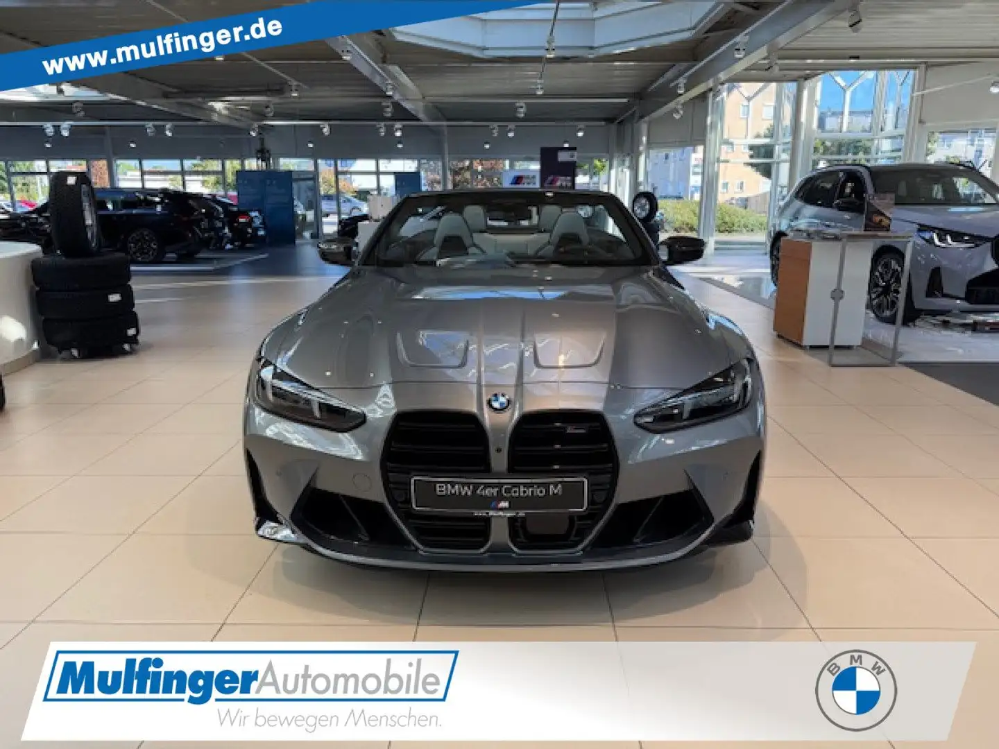 BMW M4 Comp. M xDrive Carbon ACC HUD Nackenwärmer 20" Grau - 1