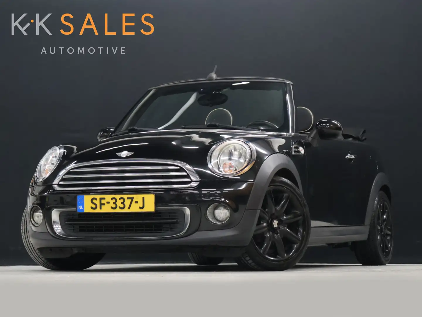 MINI One Cabrio Mini 1.6 Pepper [VOL LEDER, STOELVERWARMING, PDC A Schwarz - 1
