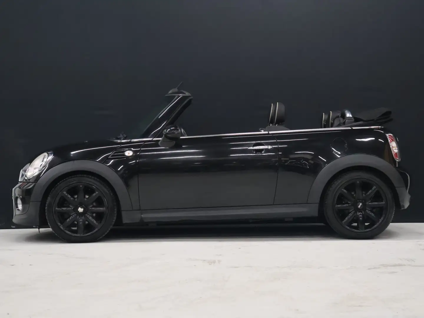 MINI One Cabrio Mini 1.6 Pepper [VOL LEDER, STOELVERWARMING, PDC A Schwarz - 2