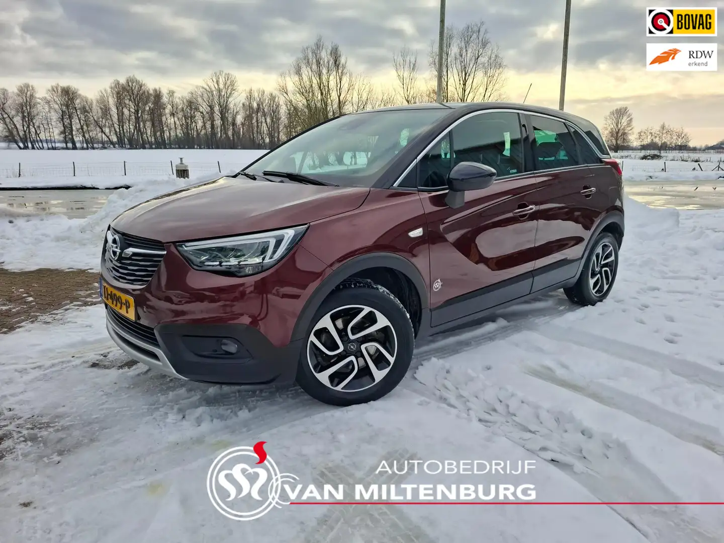 Opel Crossland X 1.2 Turbo Innovation Clima Navi Camera Stoel / stu Rot - 1