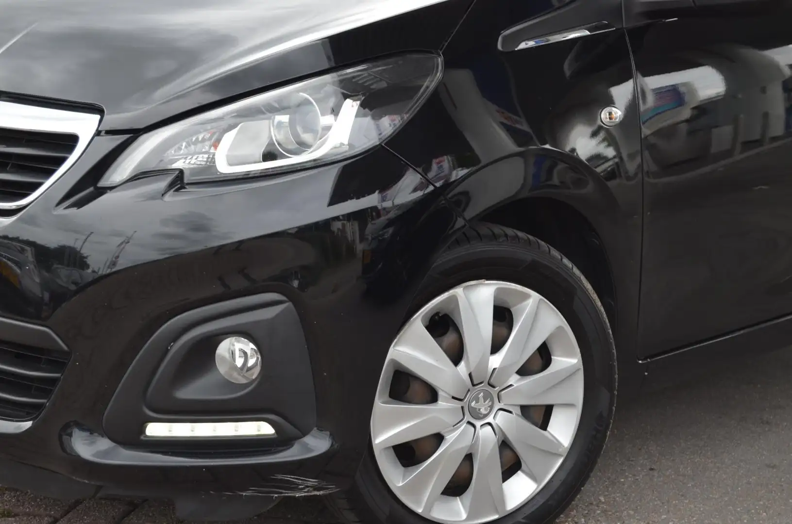 Peugeot 108 1.0 e-VTi Active TOP| CABRIO TOP|ZUINIG|NL AUTOPAS Zwart - 2