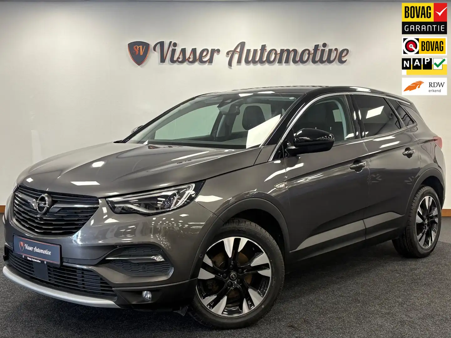 Opel Grandland X 1.2 Turbo Ultimate*Winter-Pakket*Camera*Navi*Apple Grijs - 1