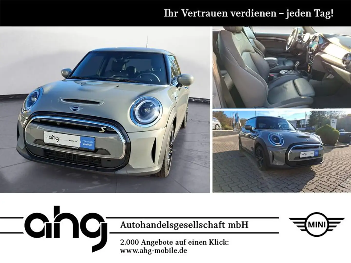 MINI Cooper E Cooper SE MINI Electric Trim Navi Leder Bluetoot Gris - 1