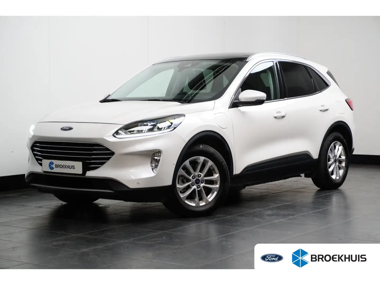 Ford Kuga 2.5 PHEV Titanium | Pano-dak | Adapt. cruise | Par Blanco - 1