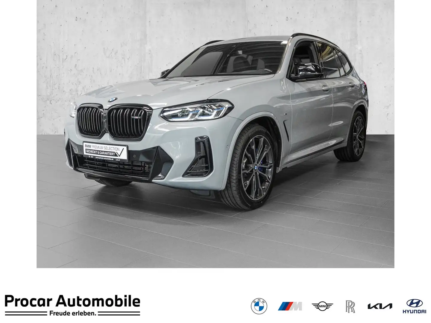 BMW X3 M 40i M Sport HUD 360°KAM RFK NAVI LED Laser Grigio - 1