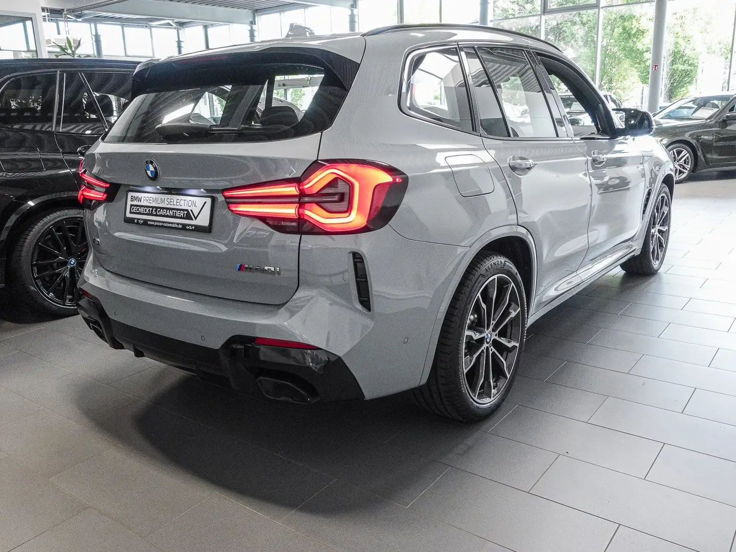 BMW X3 M 40i M Sport HUD 360°KAM RFK NAVI LED Laser Grigio - 2
