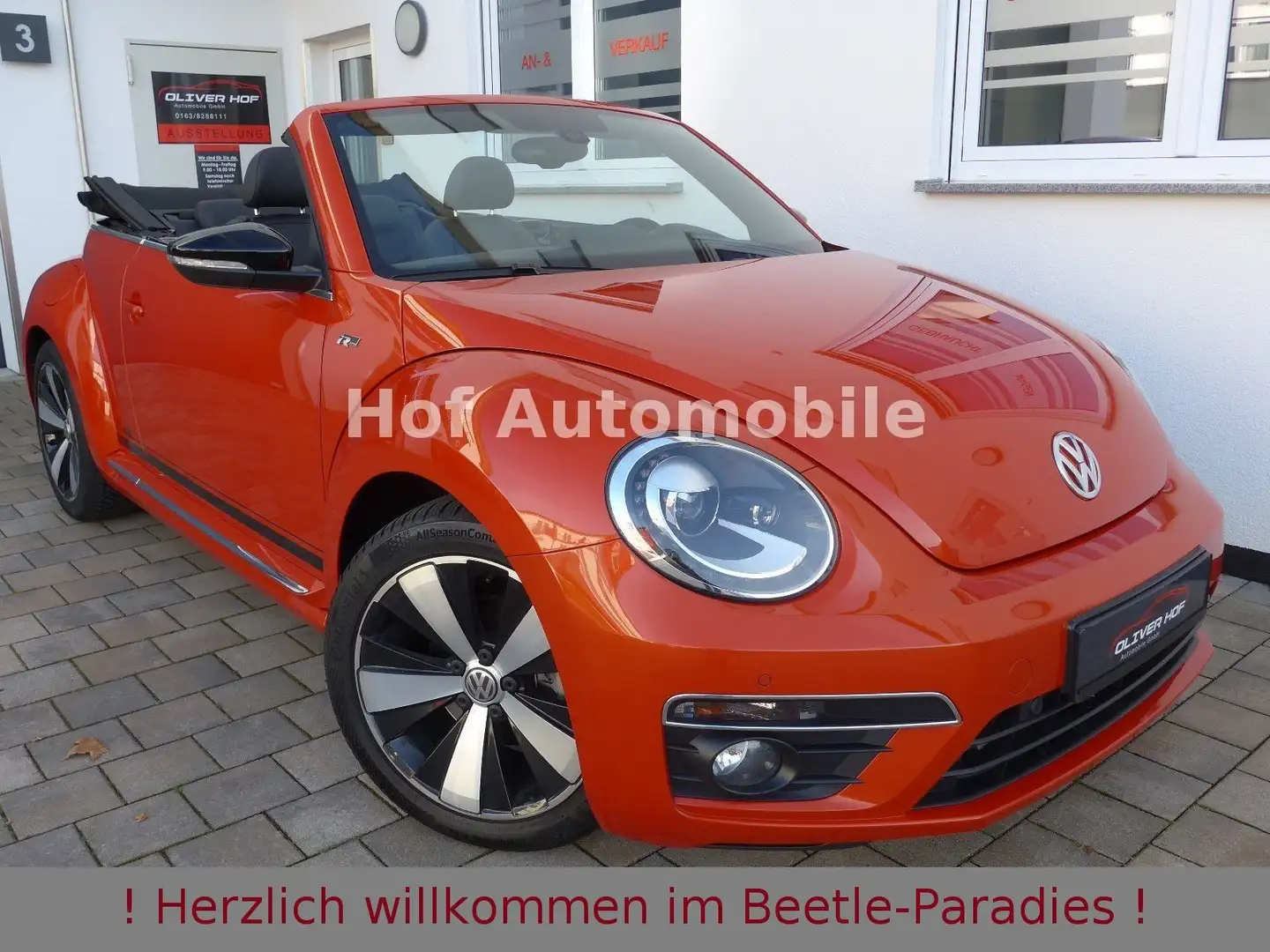 Volkswagen Beetle 1.4TSI DSG R Line Leder Fender Keyless Orange - 1