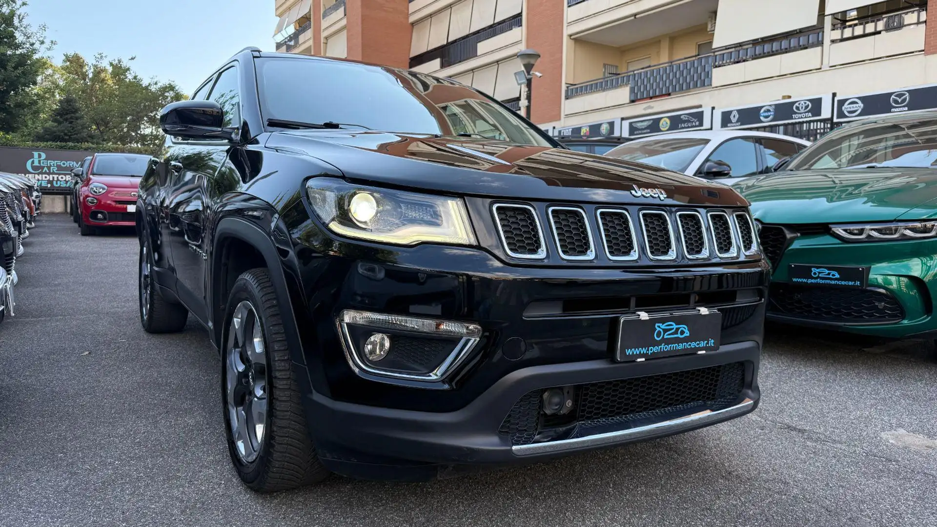 Jeep Compass 2.0MJT II 140CV AUT.4WD LIMITED*24M.G.*TETTO*CL18* Czarny - 2