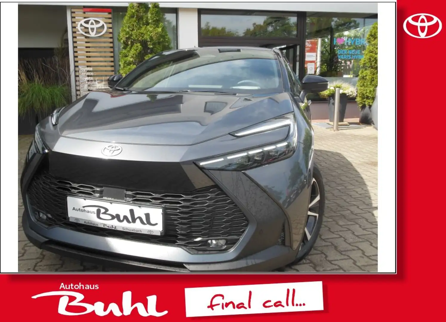 Toyota C-HR 2.0 Hybrid Teamplayer* m. Technik Paket Gris - 1