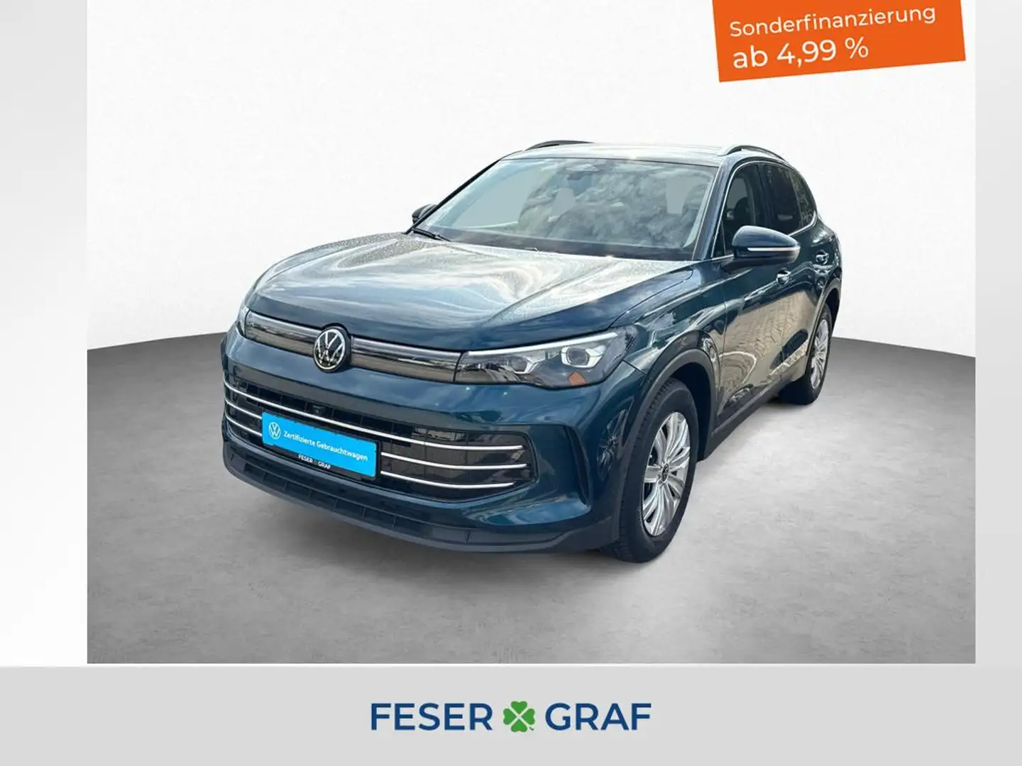 Volkswagen Tiguan Elegance 1.5l eTSI 7-DSG KAMERA NAVI Blau - 1
