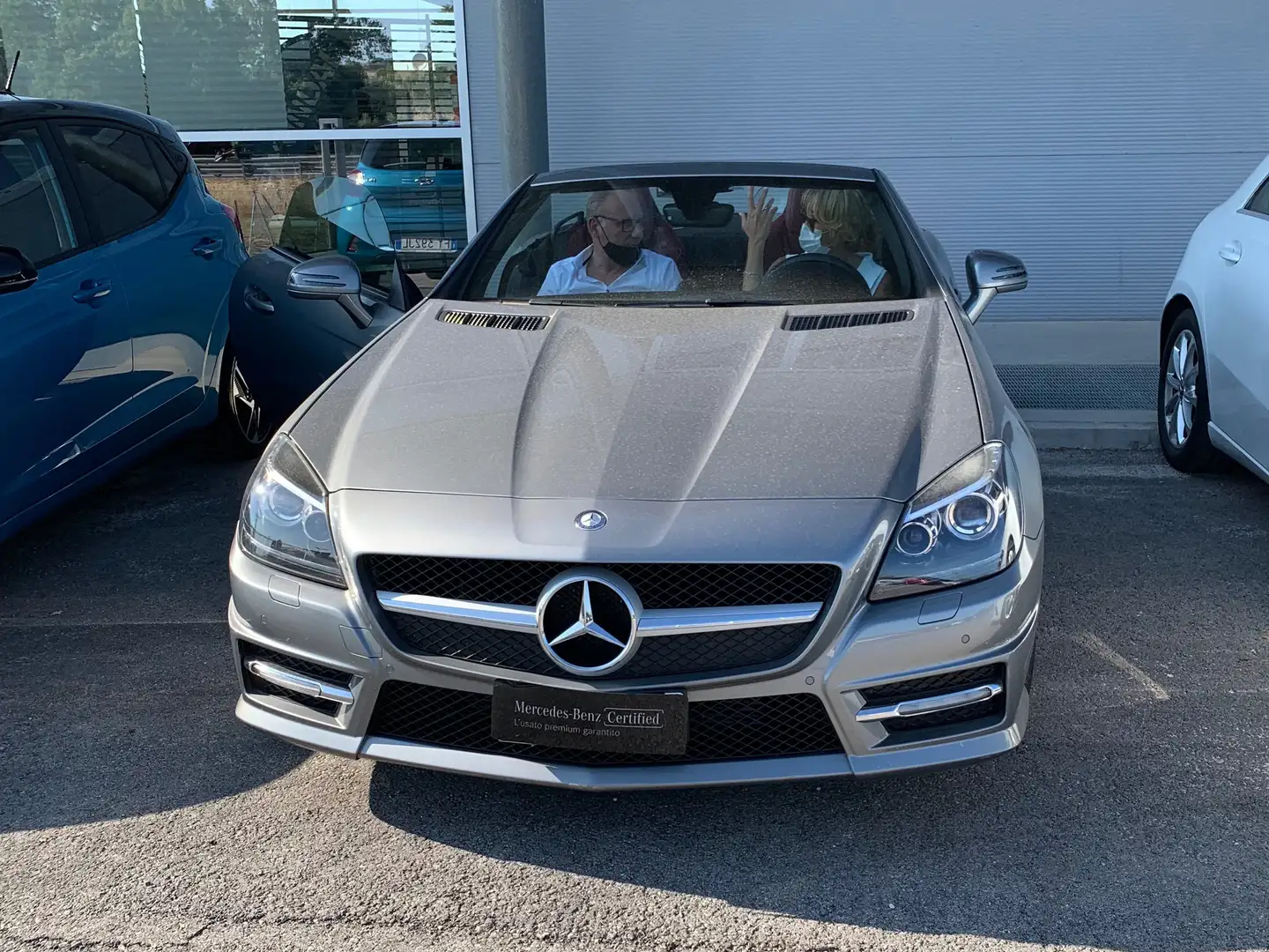 Mercedes-Benz SLK 250 SLK Roadster - R172 (cgi be) Premium auto Argent - 1