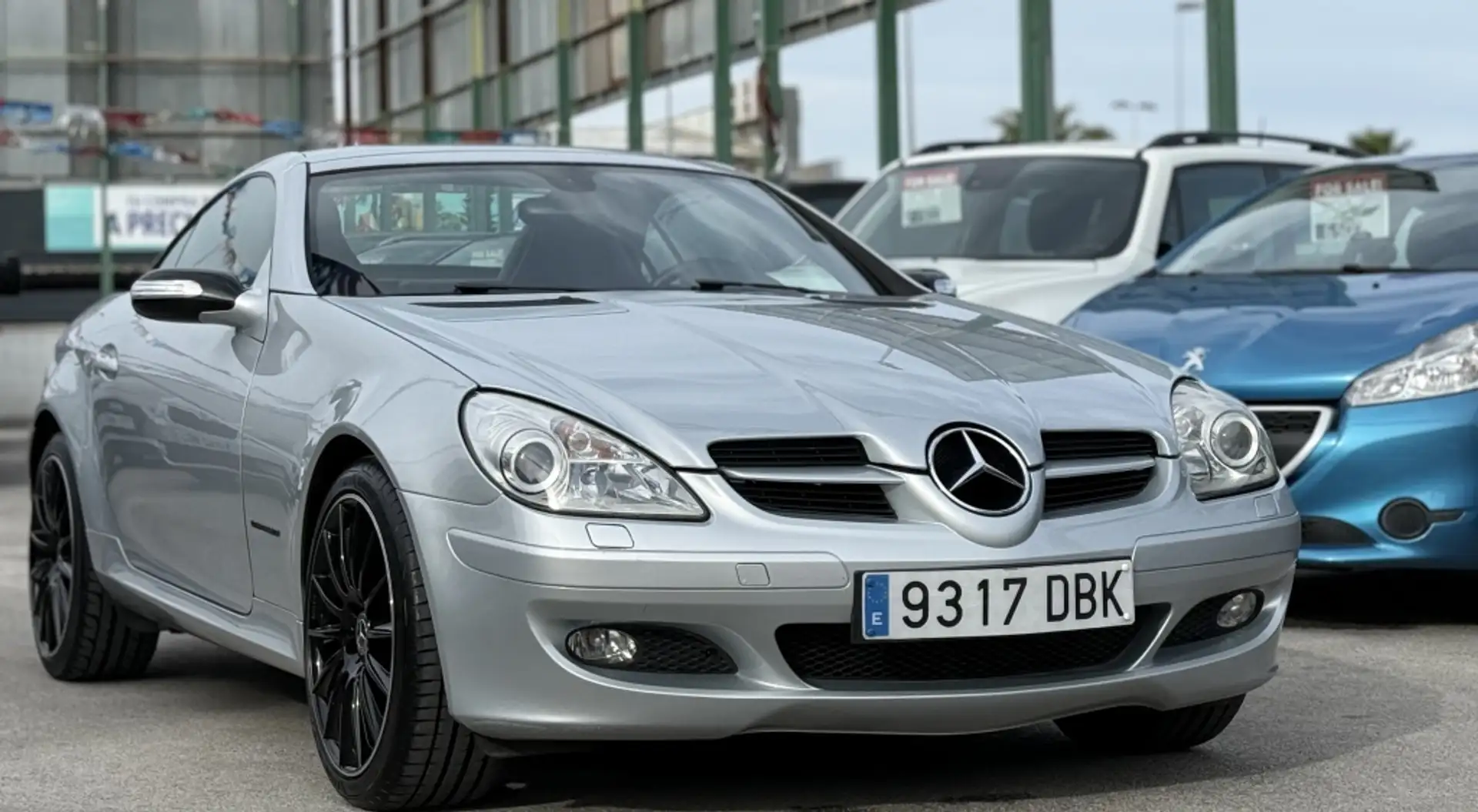 Mercedes-Benz SLK 200 200K Aut. Stříbrná - 2
