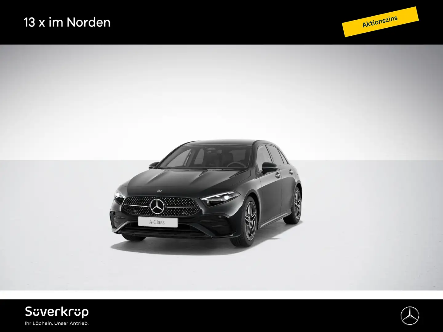 Mercedes-Benz A 200 AMG NIGHT KAMERA SPUR AHK PDC MULTI SHZ Noir - 2