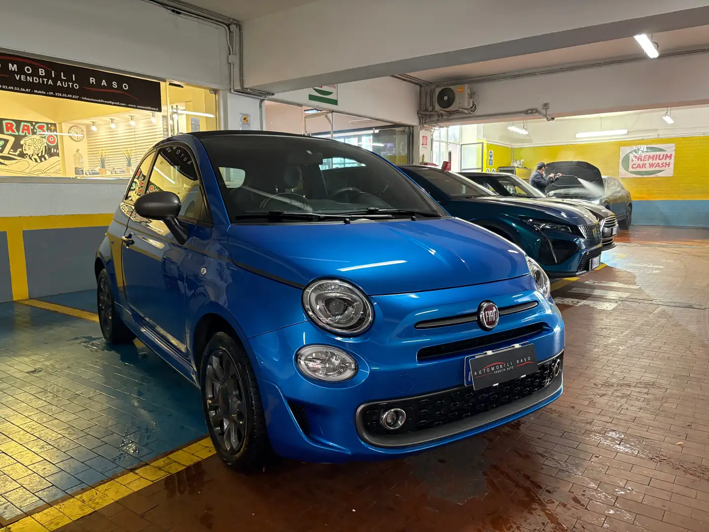 Fiat 500C 500 III 2015 1.0 hybrid Sport 70cv Blu/Azzurro - 2