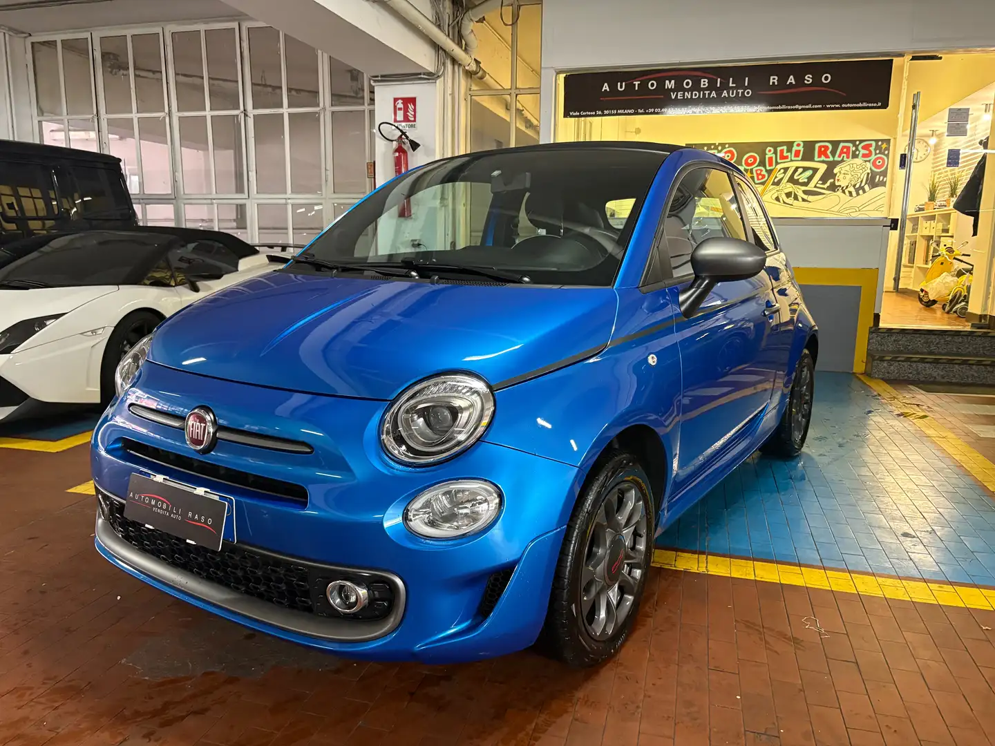 Fiat 500C 500 III 2015 1.0 hybrid Sport 70cv Blu/Azzurro - 1