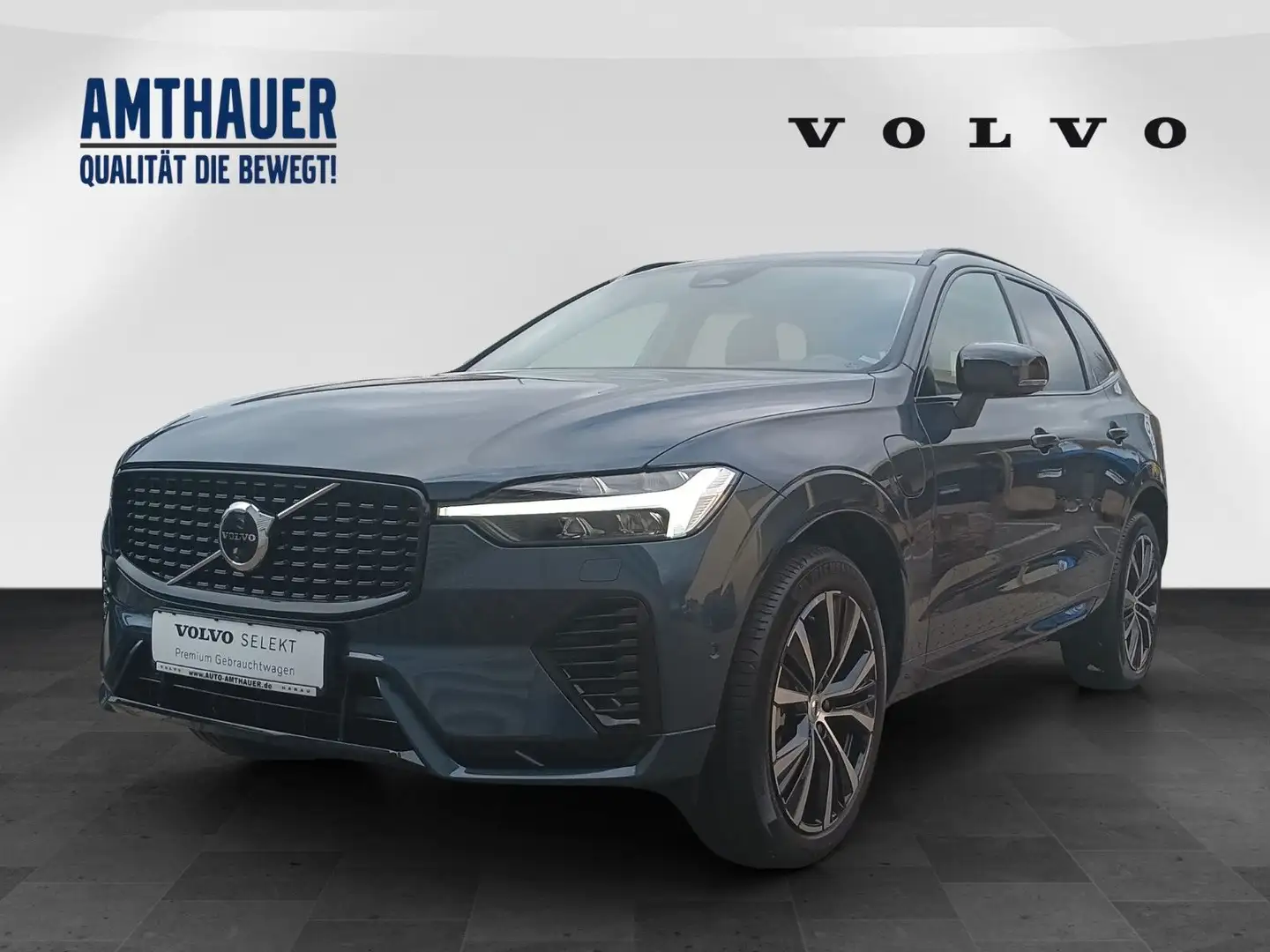 Volvo XC60 T6 AWD Ultra Dark Head-up/Panorama/360° Blau - 1
