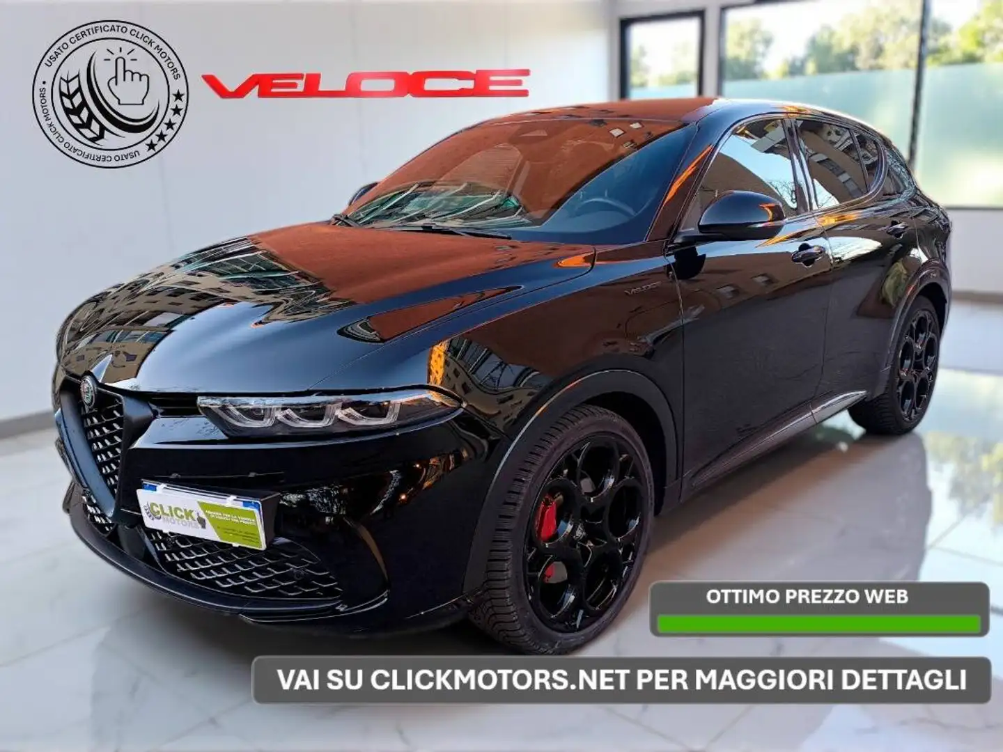 Alfa Romeo Tonale Tonale 1.5 hybrid Veloce 160cv tct7 2023 Zwart - 1