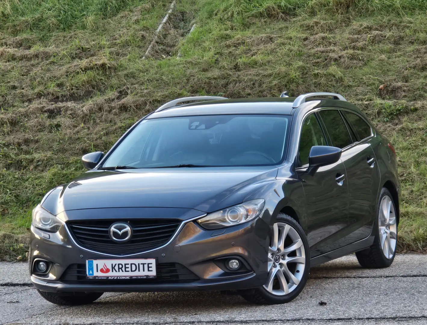 Mazda 6 Sports-Line Top* Kredit* Automatik*Navi* RFK* AHK* Grau - 1