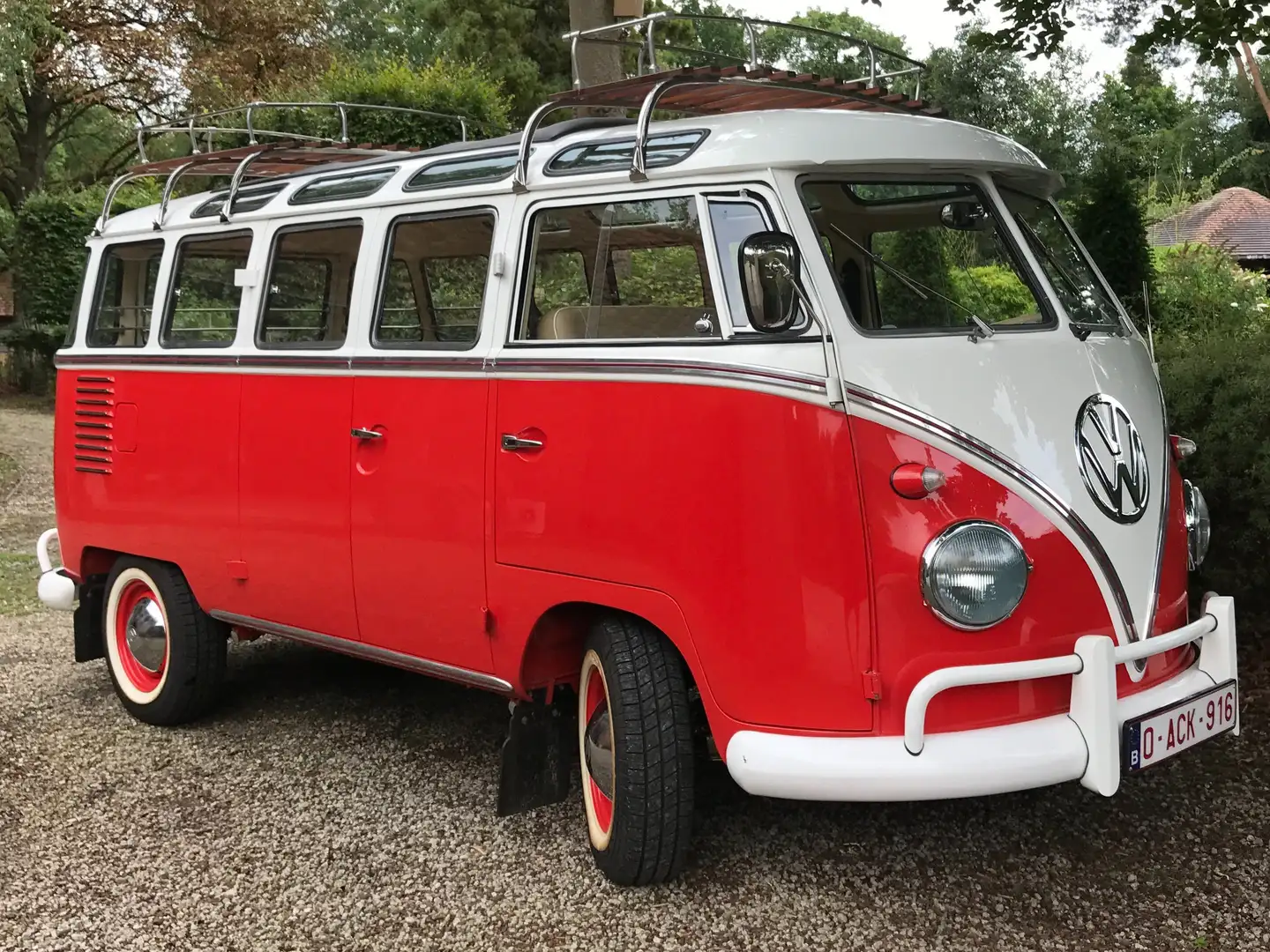 Volkswagen T1 bus Piros - 1