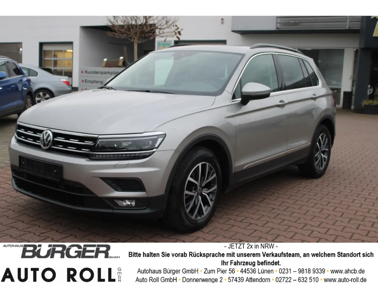 Volkswagen Tiguan Comfortline AHK El. Pano Navi HUD StandHZG LED ACC Argent - 1