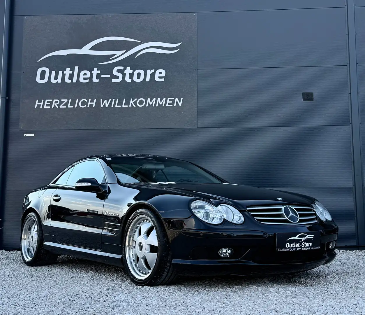 Mercedes-Benz SL 55 AMG *2.Besitz*Panorama*BOSE*Nur 98.000KM*Ein_Traum* Schwarz - 1