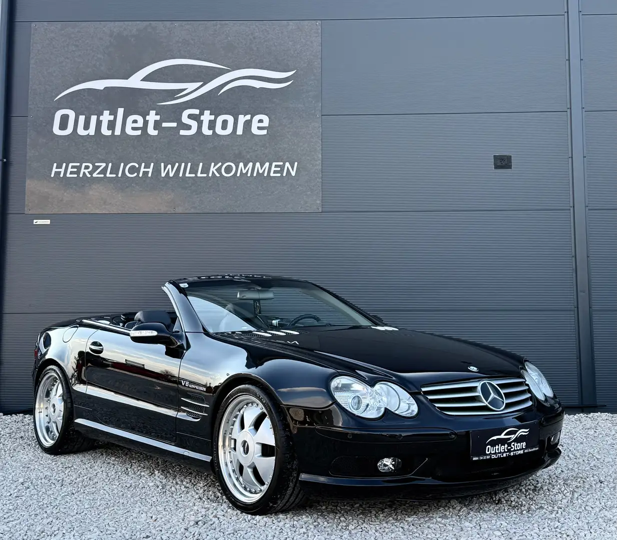 Mercedes-Benz SL 55 AMG *2.Besitz*Panorama*BOSE*Nur 98.000KM*Ein_Traum* Schwarz - 2