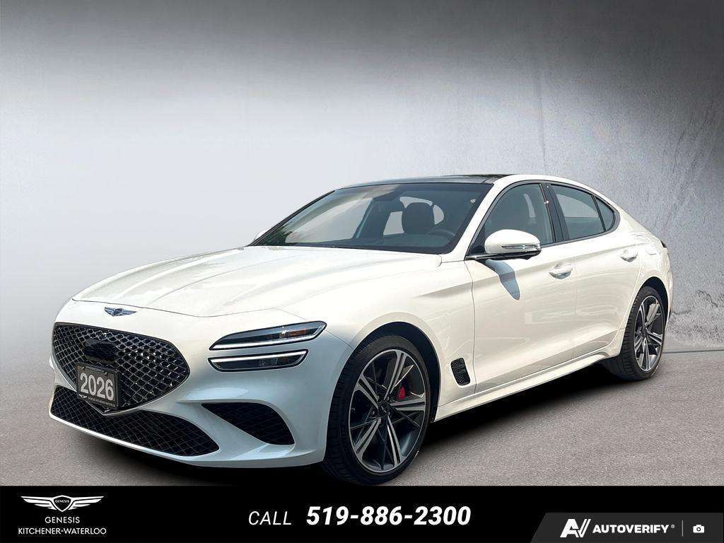 2026 Genesis G70 3.3T Sport, Only 1,270 KM. Save Thousands Over New