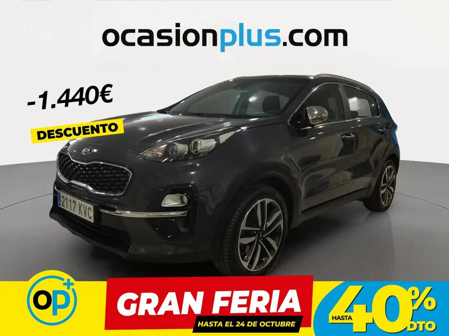 Kia Sportage 1.6 CRDi Drive 4x2 115 Gris - 1