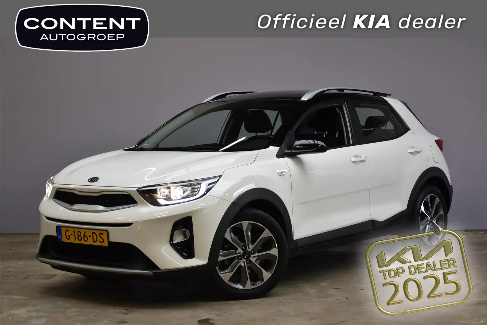 Kia Stonic 1.0 T-GDi 100pk DynamicLine Weiß - 1