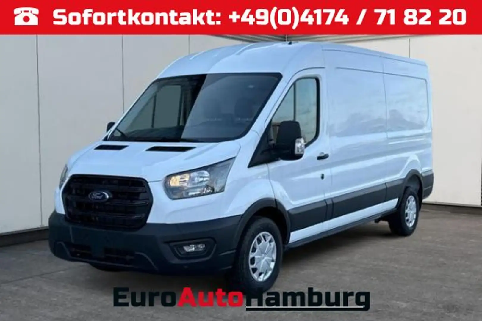 Ford Transit Trend L3H2 + 350L+ STANDH.+ AHK+ KAME... Weiß - 1