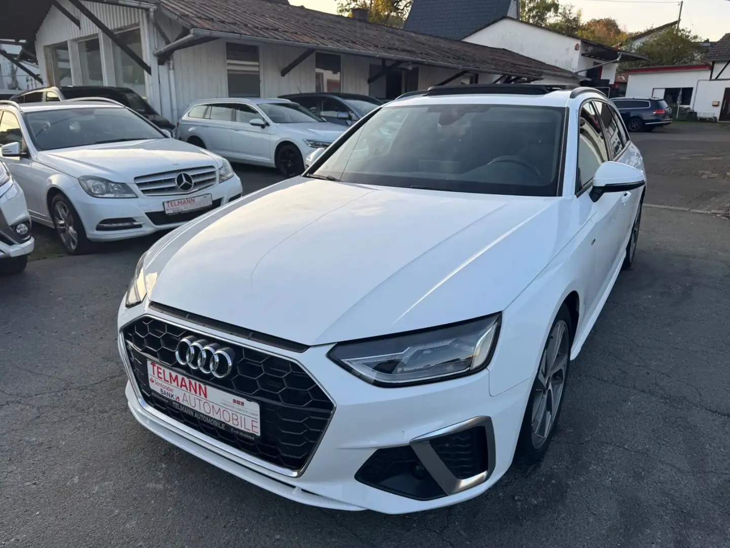 Audi A4 Avant 40 TDI DSG S line/LED/NAVI/ACC/ Weiß - 1