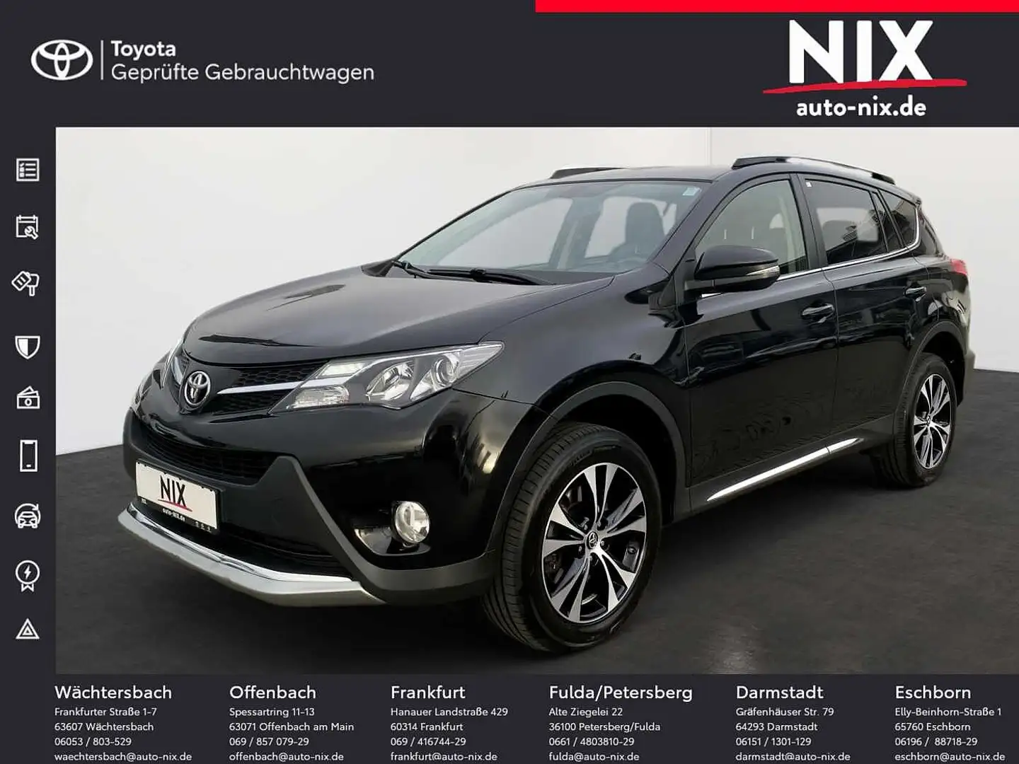 Toyota RAV 4 RAV4 2.0 4x4 Edition KAMERA Schwarz - 1