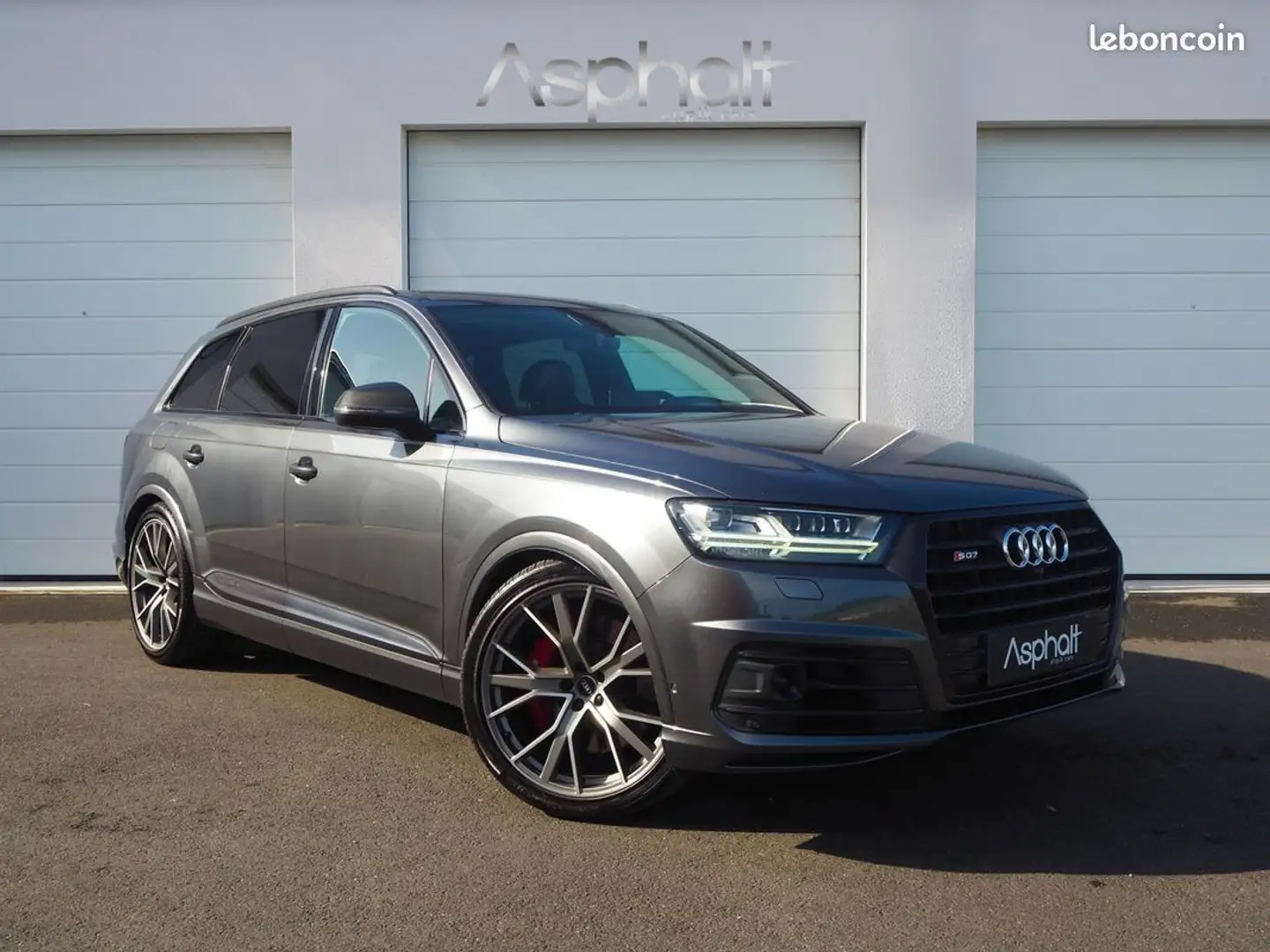 Audi SQ7 V8 4.0L TDI 435cv 7 places 1ere main Garantie 12 m Gris - 1