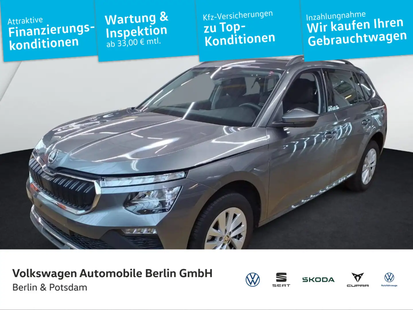 Skoda Kamiq 1.5TSI DSG Selection NAVI LED KAMERA Grau - 1